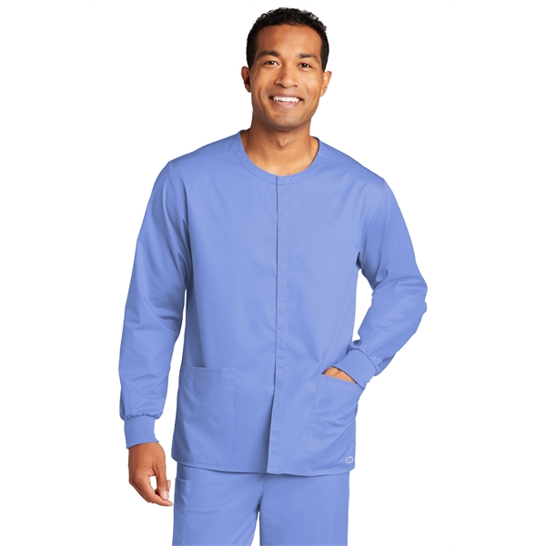 Wink Unisex WorkFlex Snap-Front Scrub Jacket - Wink Unisex WorkFlex Snap-Front Scrub Jacket - Image 5 of 40