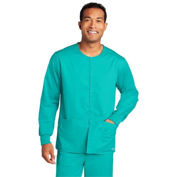 Wink Unisex WorkFlex Snap-Front Scrub Jacket - Wink Unisex WorkFlex Snap-Front Scrub Jacket - Image 25 of 40