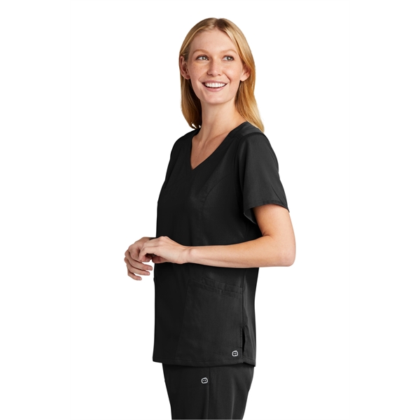 Wink Women's Premiere Flex Mock Wrap Top - Wink Women's Premiere Flex Mock Wrap Top - Image 3 of 32