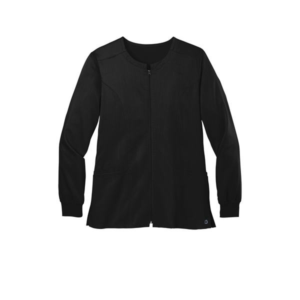 Wink Women's Premiere Flex Full-Zip Scrub Jacket - Wink Women's Premiere Flex Full-Zip Scrub Jacket - Image 3 of 40