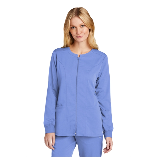 Wink Women's Premiere Flex Full-Zip Scrub Jacket - Wink Women's Premiere Flex Full-Zip Scrub Jacket - Image 5 of 40