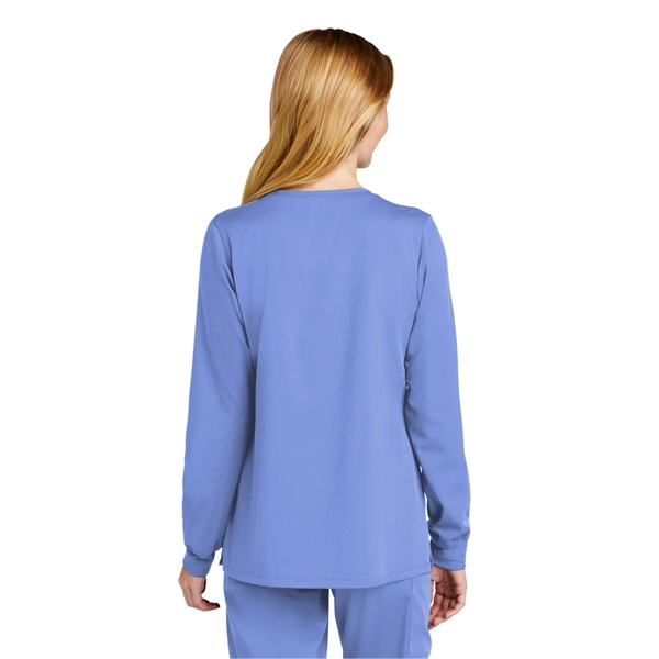 Wink Women's Premiere Flex Full-Zip Scrub Jacket - Wink Women's Premiere Flex Full-Zip Scrub Jacket - Image 6 of 40