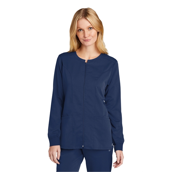 Wink Women's Premiere Flex Full-Zip Scrub Jacket - Wink Women's Premiere Flex Full-Zip Scrub Jacket - Image 10 of 40