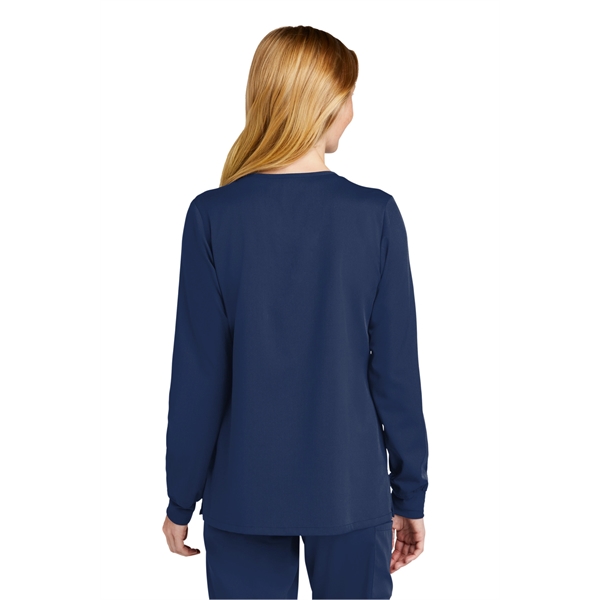 Wink Women's Premiere Flex Full-Zip Scrub Jacket - Wink Women's Premiere Flex Full-Zip Scrub Jacket - Image 11 of 40