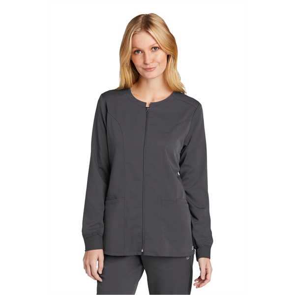 Wink Women's Premiere Flex Full-Zip Scrub Jacket - Wink Women's Premiere Flex Full-Zip Scrub Jacket - Image 15 of 40