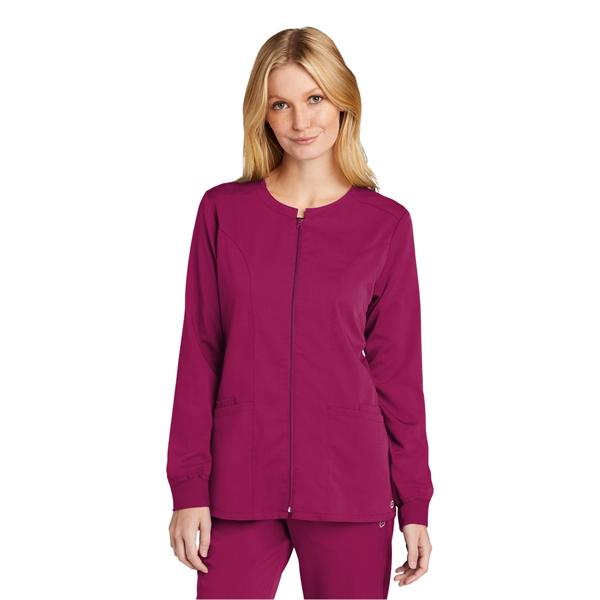 Wink Women's Premiere Flex Full-Zip Scrub Jacket - Wink Women's Premiere Flex Full-Zip Scrub Jacket - Image 35 of 40