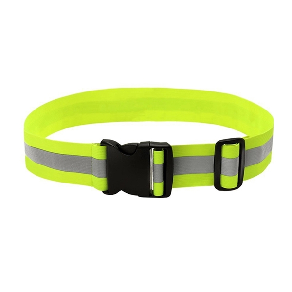 High Visibility Reflective Safety Elastic Waist Band Belt - High Visibility Reflective Safety Elastic Waist Band Belt - Image 1 of 2