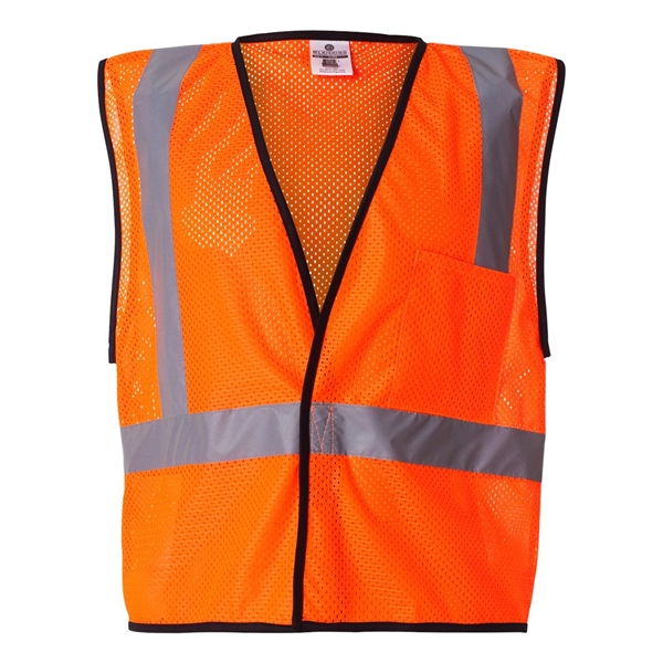 Kishigo Economy Single Pocket Hook-and-Loop Mesh Vest - Kishigo Economy Single Pocket Hook-and-Loop Mesh Vest - Image 6 of 6