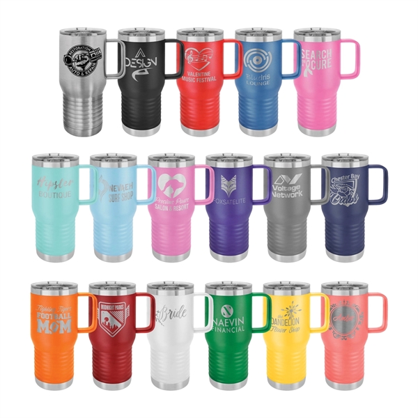 Polar Camel 20oz. Stainless Steel Travel Mug w/ Slider Lid - Polar Camel 20oz. Stainless Steel Travel Mug w/ Slider Lid - Image 0 of 36