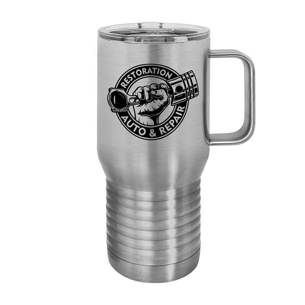 Polar Camel 20oz. Stainless Steel Travel Mug w/ Slider Lid - Polar Camel 20oz. Stainless Steel Travel Mug w/ Slider Lid - Image 1 of 36
