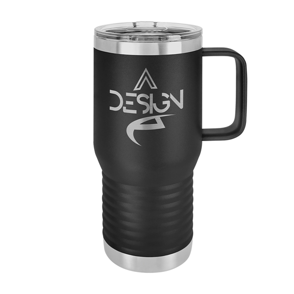 Polar Camel 20oz. Stainless Steel Travel Mug w/ Slider Lid - Polar Camel 20oz. Stainless Steel Travel Mug w/ Slider Lid - Image 3 of 36