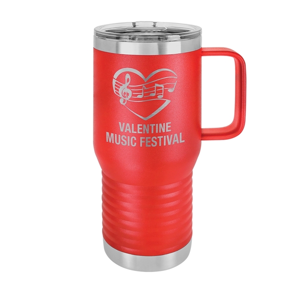 Polar Camel 20oz. Stainless Steel Travel Mug w/ Slider Lid - Polar Camel 20oz. Stainless Steel Travel Mug w/ Slider Lid - Image 5 of 36