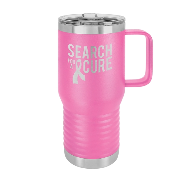 Polar Camel 20oz. Stainless Steel Travel Mug w/ Slider Lid - Polar Camel 20oz. Stainless Steel Travel Mug w/ Slider Lid - Image 9 of 36