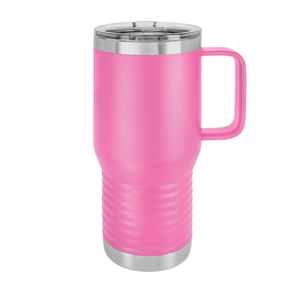 Polar Camel 20oz. Stainless Steel Travel Mug w/ Slider Lid - Polar Camel 20oz. Stainless Steel Travel Mug w/ Slider Lid - Image 10 of 36