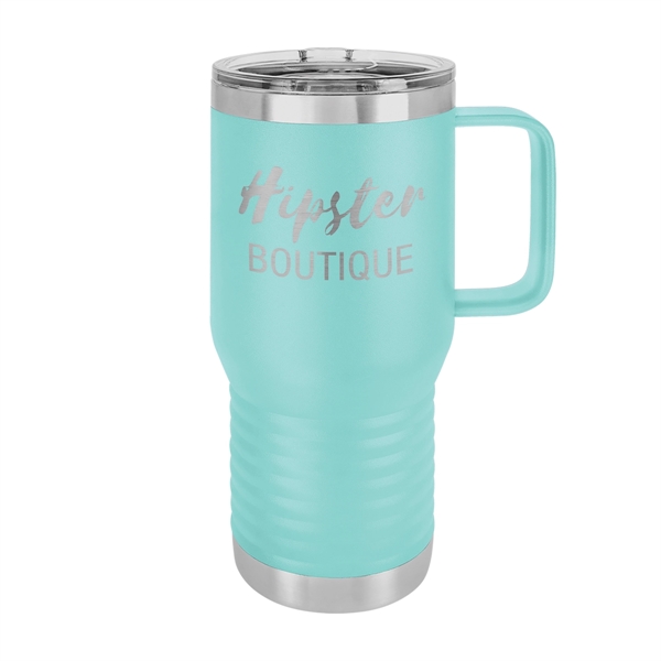 Polar Camel 20oz. Stainless Steel Travel Mug w/ Slider Lid - Polar Camel 20oz. Stainless Steel Travel Mug w/ Slider Lid - Image 11 of 36
