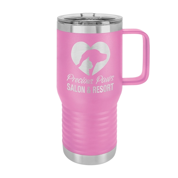 Polar Camel 20oz. Stainless Steel Travel Mug w/ Slider Lid - Polar Camel 20oz. Stainless Steel Travel Mug w/ Slider Lid - Image 15 of 36