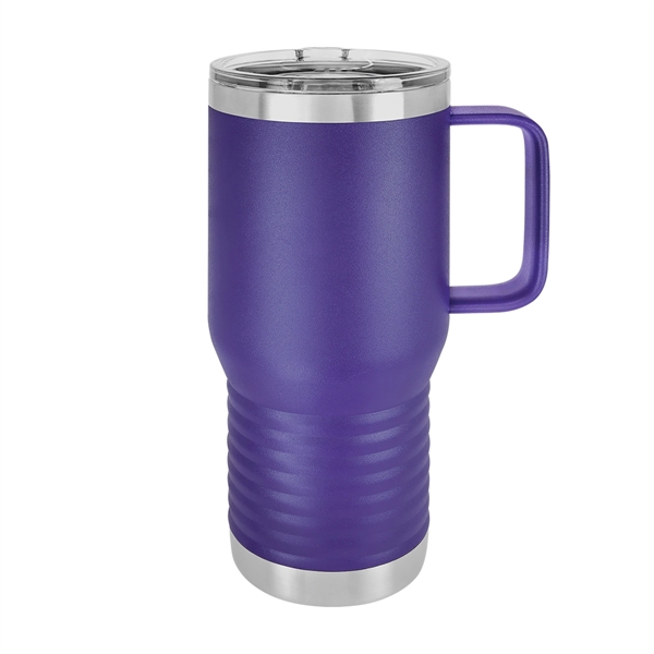 Polar Camel 20oz. Stainless Steel Travel Mug w/ Slider Lid - Polar Camel 20oz. Stainless Steel Travel Mug w/ Slider Lid - Image 18 of 36