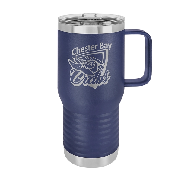 Polar Camel 20oz. Stainless Steel Travel Mug w/ Slider Lid - Polar Camel 20oz. Stainless Steel Travel Mug w/ Slider Lid - Image 21 of 36