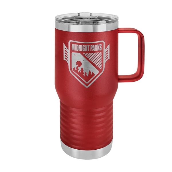 Polar Camel 20oz. Stainless Steel Travel Mug w/ Slider Lid - Polar Camel 20oz. Stainless Steel Travel Mug w/ Slider Lid - Image 25 of 36