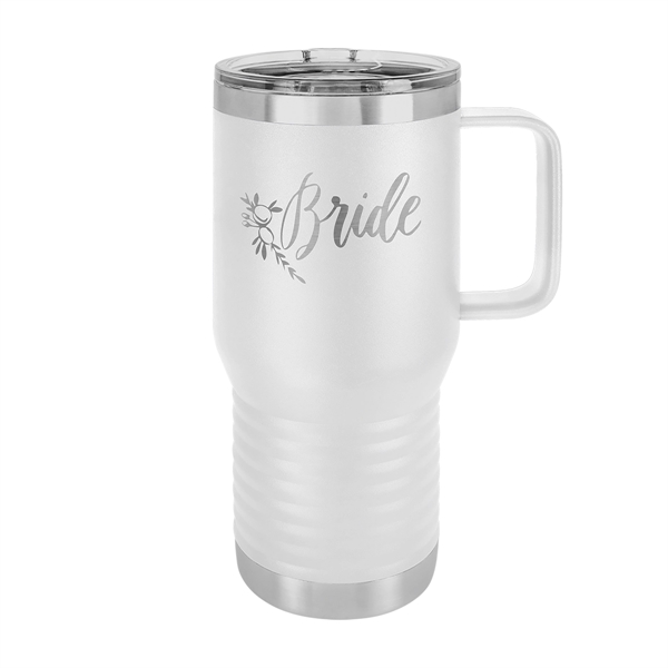 Polar Camel 20oz. Stainless Steel Travel Mug w/ Slider Lid - Polar Camel 20oz. Stainless Steel Travel Mug w/ Slider Lid - Image 27 of 36