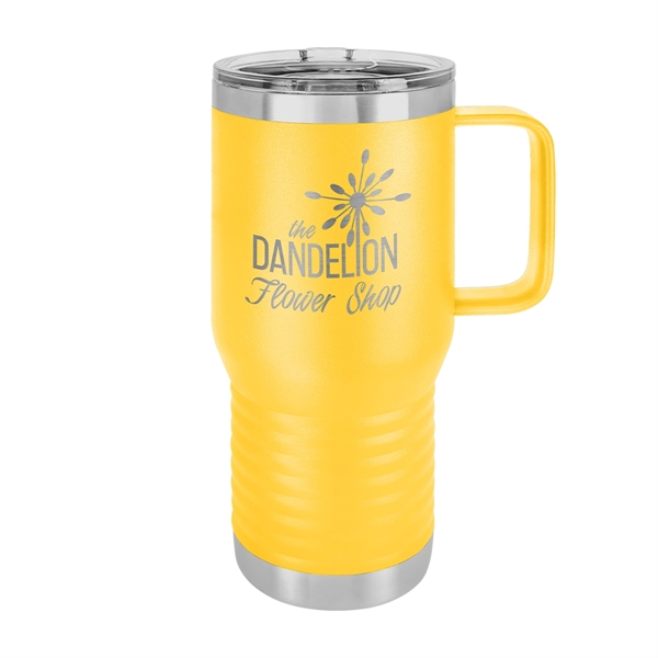 Polar Camel 20oz. Stainless Steel Travel Mug w/ Slider Lid - Polar Camel 20oz. Stainless Steel Travel Mug w/ Slider Lid - Image 31 of 36