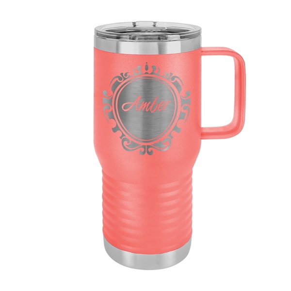 Polar Camel 20oz. Stainless Steel Travel Mug w/ Slider Lid - Polar Camel 20oz. Stainless Steel Travel Mug w/ Slider Lid - Image 33 of 36