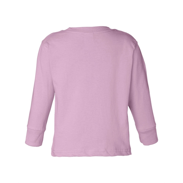 Rabbit Skins Toddler Cotton Jersey Long Sleeve Tee - Rabbit Skins Toddler Cotton Jersey Long Sleeve Tee - Image 33 of 33