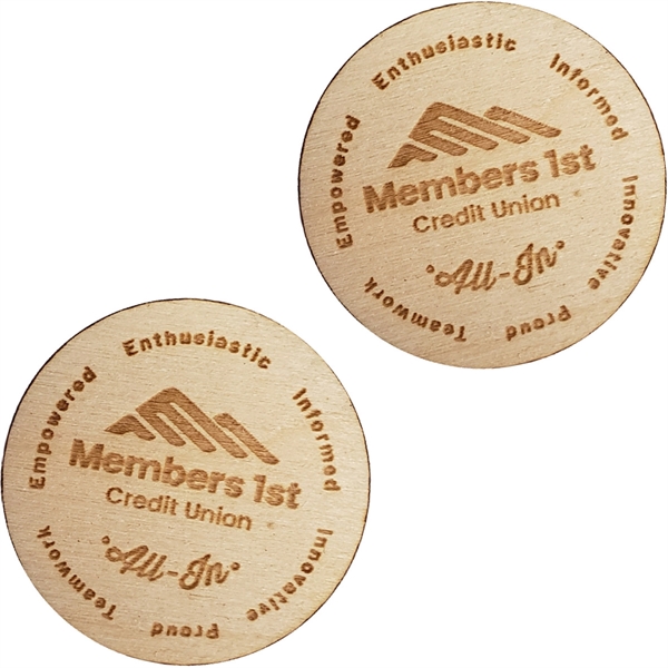 Wood Lapel Pins - Wood Lapel Pins - Image 1 of 6