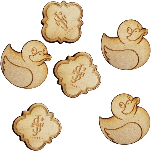 Wood Lapel Pins - Wood Lapel Pins - Image 2 of 6