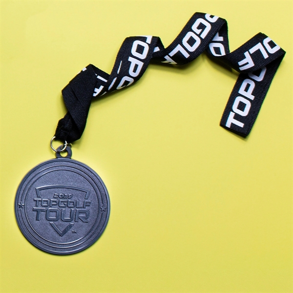 Custom Diestruck Sandblasted Medals