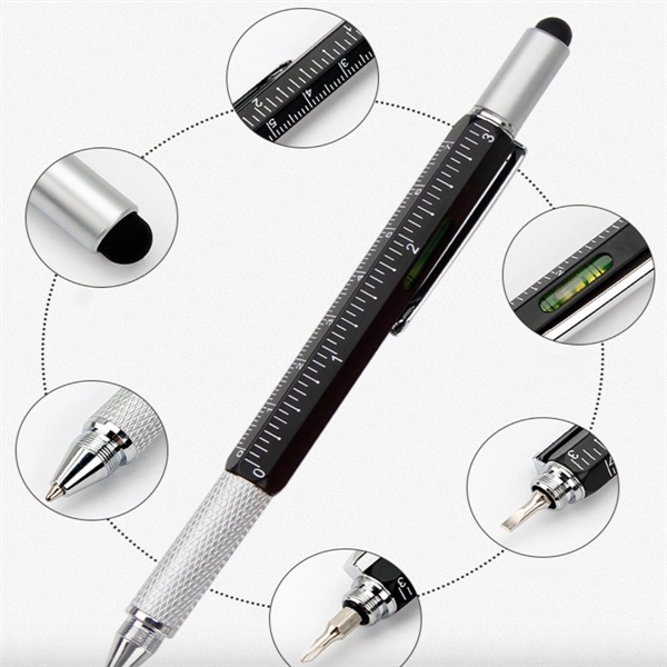 6 in 1 Magic Stylus MultiFunction Pen with Tool Set - 6 in 1 Magic Stylus MultiFunction Pen with Tool Set - Image 1 of 2