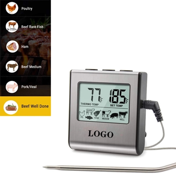 LCD Digital Thermometer For Kitchen BBQ Grill