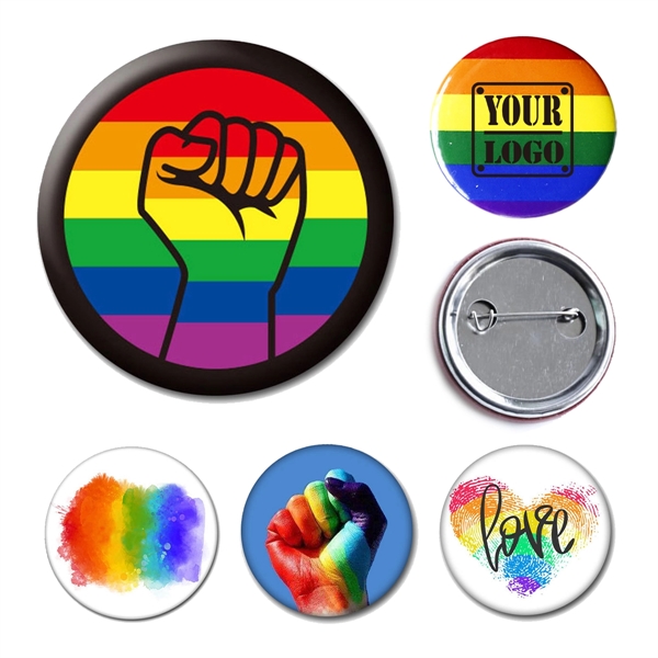 Rainbow Button Badge - Rainbow Button Badge - Image 0 of 0