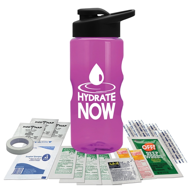 22 oz. Bottle Survival Kit - Drink Thru lid - 22 oz. Bottle Survival Kit - Drink Thru lid - Image 2 of 15