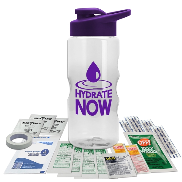 22 oz. Bottle Survival Kit - Drink Thru lid - 22 oz. Bottle Survival Kit - Drink Thru lid - Image 8 of 15