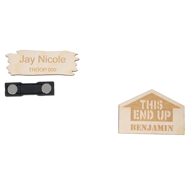 Wood Name Tags - Wood Name Tags - Image 2 of 10