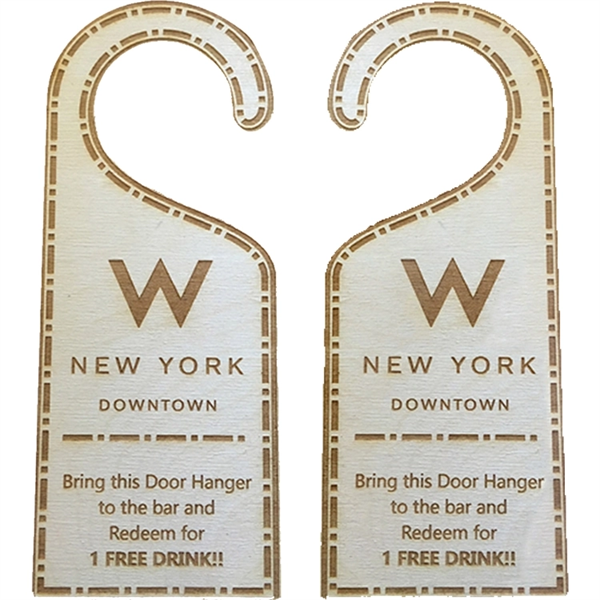 Custom Wood Door Hangers - Custom Wood Door Hangers - Image 1 of 1