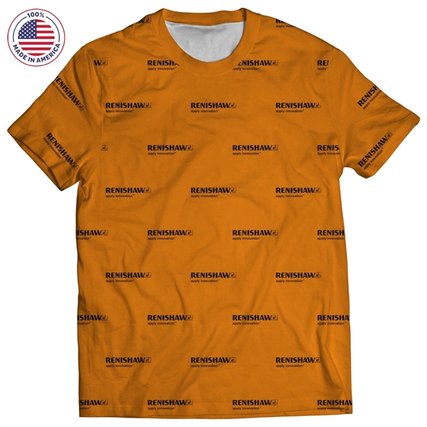 Crew Neck T-Shirt Dye Sublimated with UPF50 Made in USA - Crew Neck T-Shirt Dye Sublimated with UPF50 Made in USA - Image 11 of 12