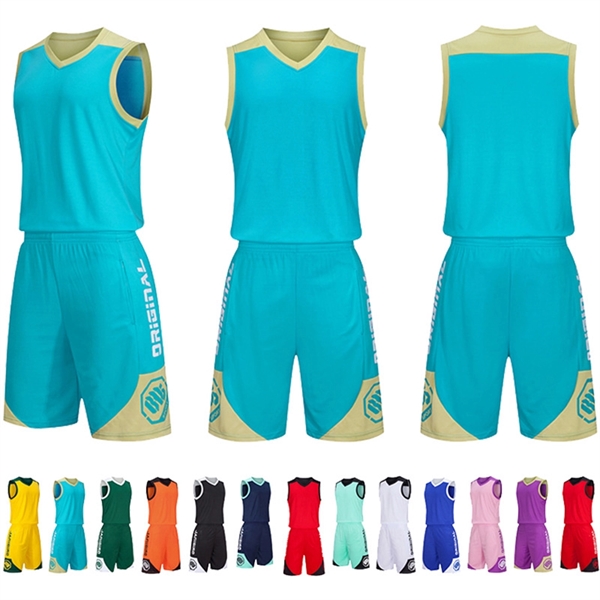 Custom Athletic Basketball Jersey and Shorts - Custom Athletic Basketball Jersey and Shorts - Image 0 of 7