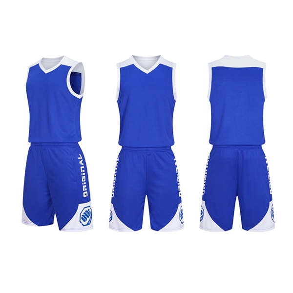 Custom Athletic Basketball Jersey and Shorts - Custom Athletic Basketball Jersey and Shorts - Image 1 of 7