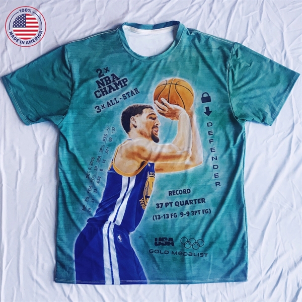 Crew Neck T-Shirt Dye Sublimated with UPF50 Made in USA - Crew Neck T-Shirt Dye Sublimated with UPF50 Made in USA - Image 9 of 12