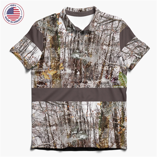 Made in USA, Polo Shirt Dye Sub Antimicrobial - Made in USA, Polo Shirt Dye Sub Antimicrobial - Image 1 of 10