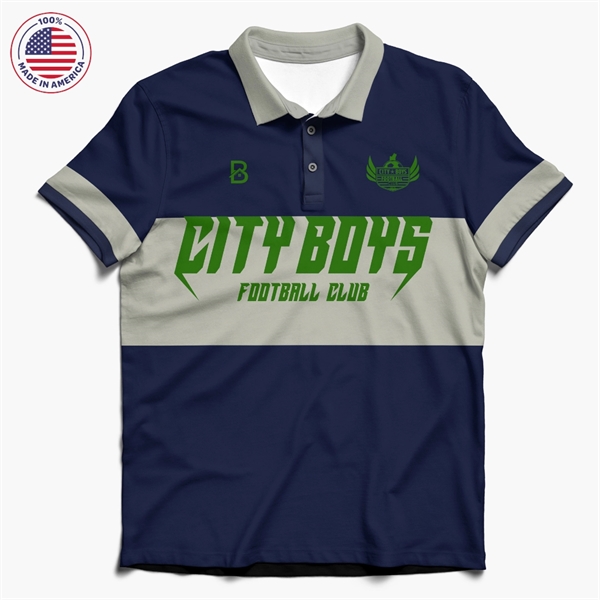 Made in USA, Polo Shirt Dye Sub Antimicrobial - Made in USA, Polo Shirt Dye Sub Antimicrobial - Image 6 of 10