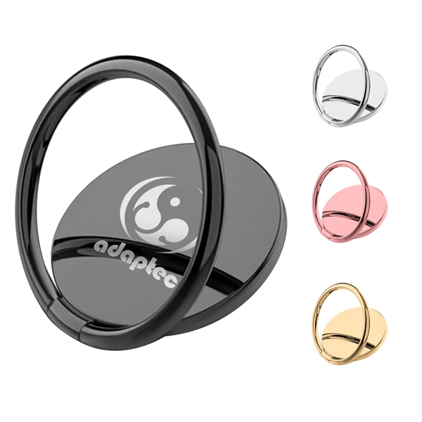Customized Rotatable Metal Round Phone Stand Ring