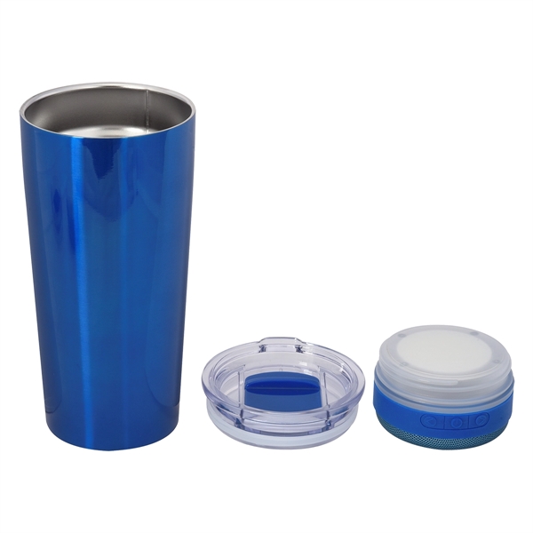 18 OZ. STAINLESS STEEL TUMBLER WITH SPEAKER - 18 OZ. STAINLESS STEEL TUMBLER WITH SPEAKER - Image 12 of 32