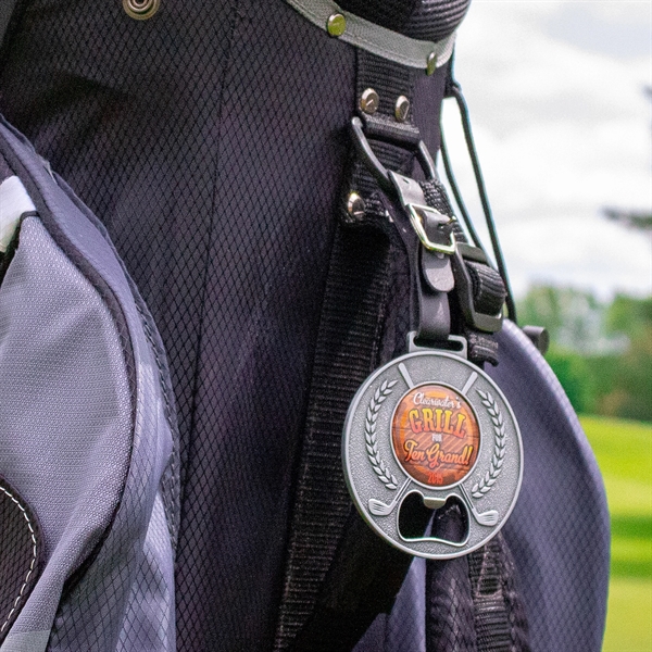 Golf Bag Tag Bottle Opener - Golf Bag Tag Bottle Opener - Image 5 of 6