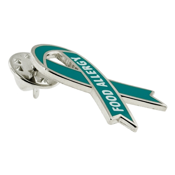 Awareness Ribbon Pin - Food Allergy - Awareness Ribbon Pin - Food Allergy - Image 1 of 2