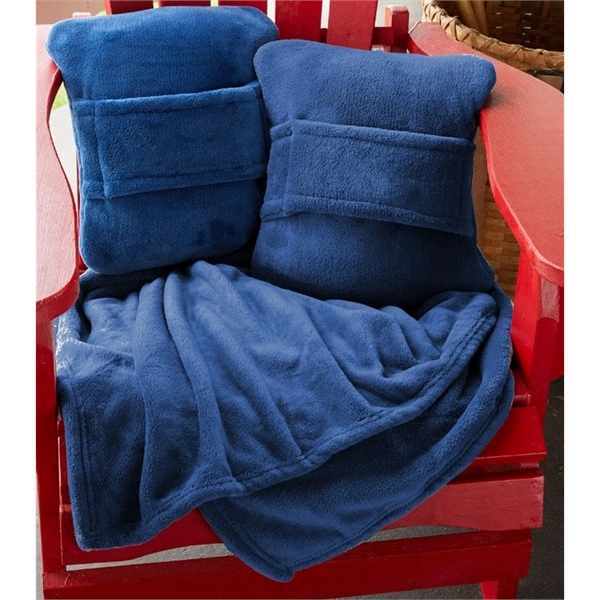 Fleece best sale pillow blanket