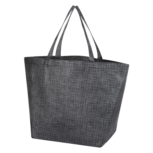 Crosshatch Non-Woven Tote Bag - Crosshatch Non-Woven Tote Bag - Image 0 of 18