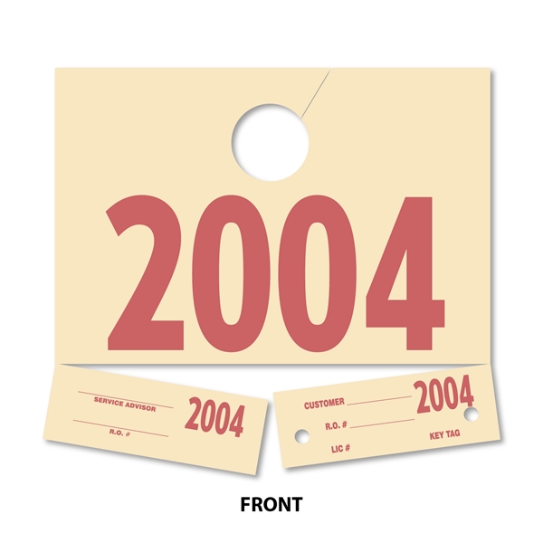 V-T™ Service Dispatch Control Tags - V-T™ Service Dispatch Control Tags - Image 1 of 2